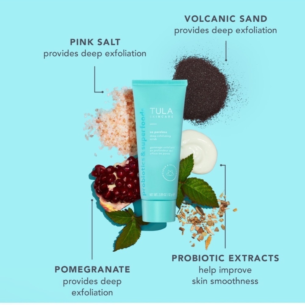 🌸 TULA Skincare So Poreless Deep Exfoliating Blackhead Scrub - Picture 6 of 9